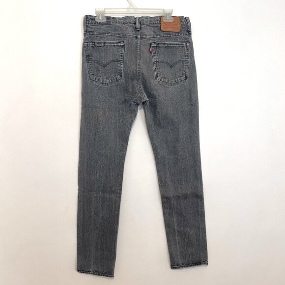 LEVI'S LEVIS Mens 510 Skinny Fit Jeans Gray Grey Acid Wash Skinny Jeans W32 L32 - Picture 11 of 16